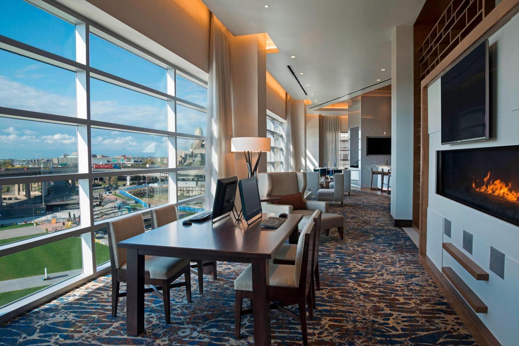 Buffalo Marriott At Lecom Harborcenter מראה חיצוני תמונה
